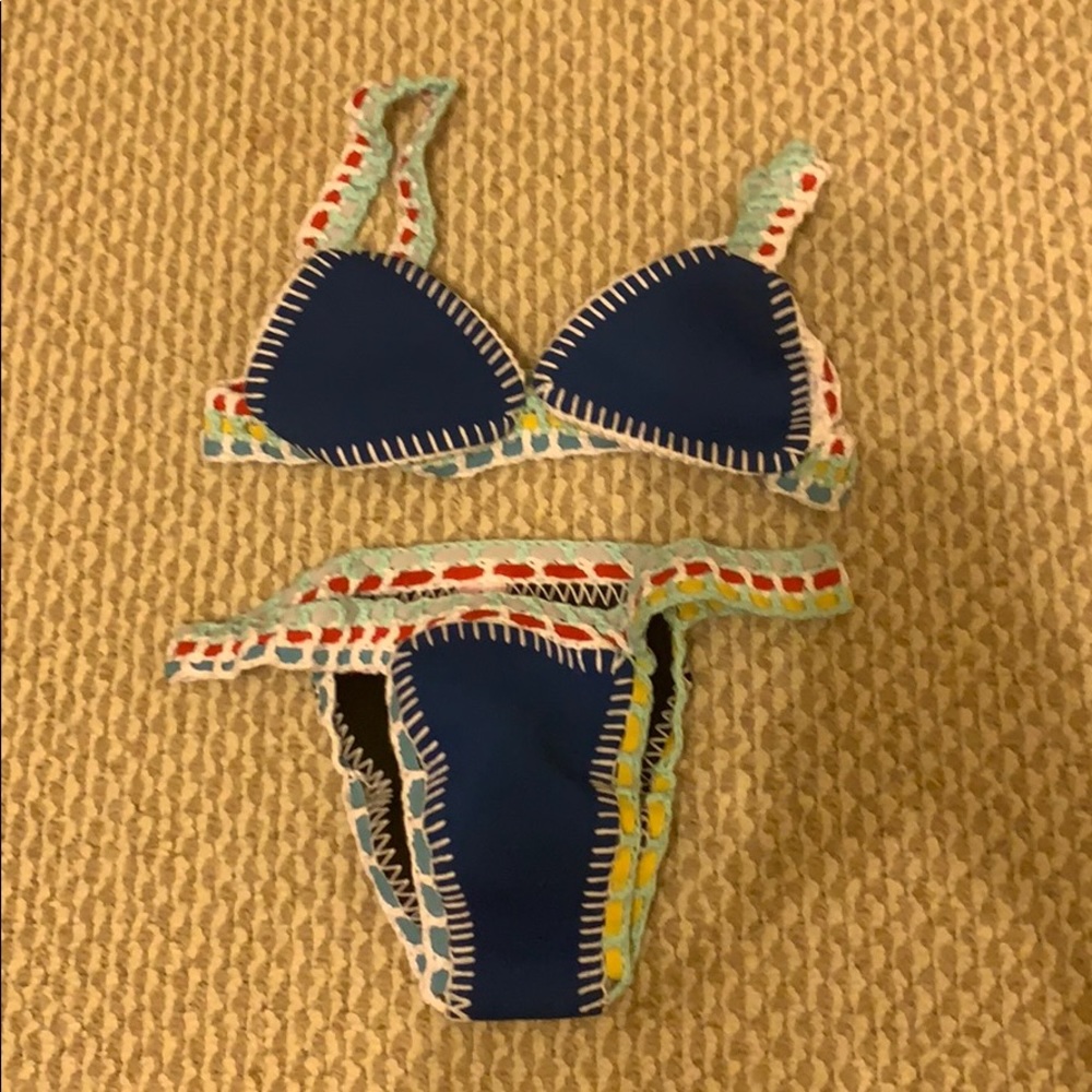 JUST BOTTOMS Sunny Co Savannah Sunny Swimsuit NWT